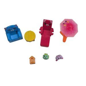 Shopkins Happy Places McDonalds Toy Figures Lot  Adorable Mini Furniture & Acces